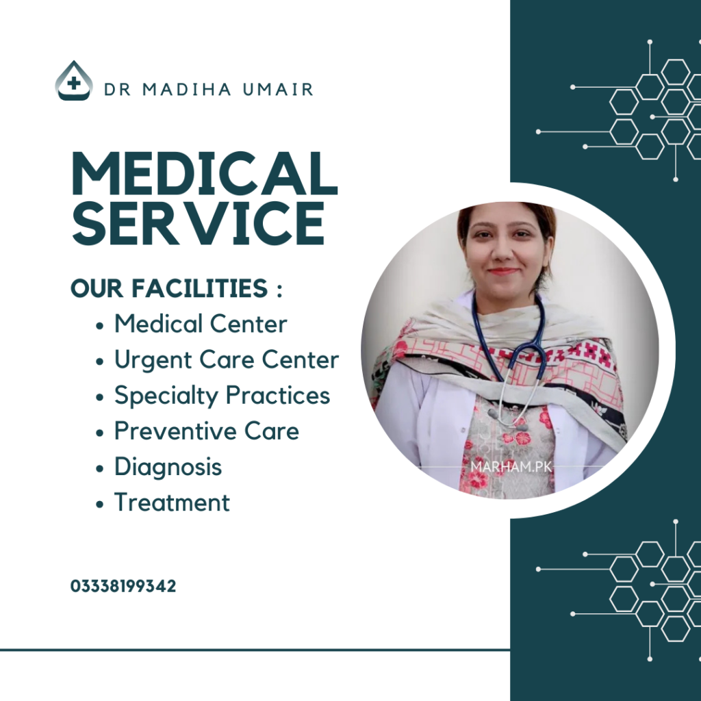 Dr. Madiha Umair, the best medical specialist near me