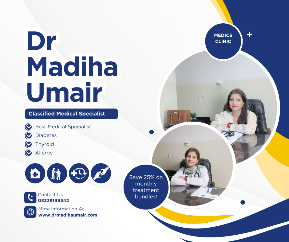 Medical specialist in Saidpur road Rawalpindi | Dr. Madiha Umair