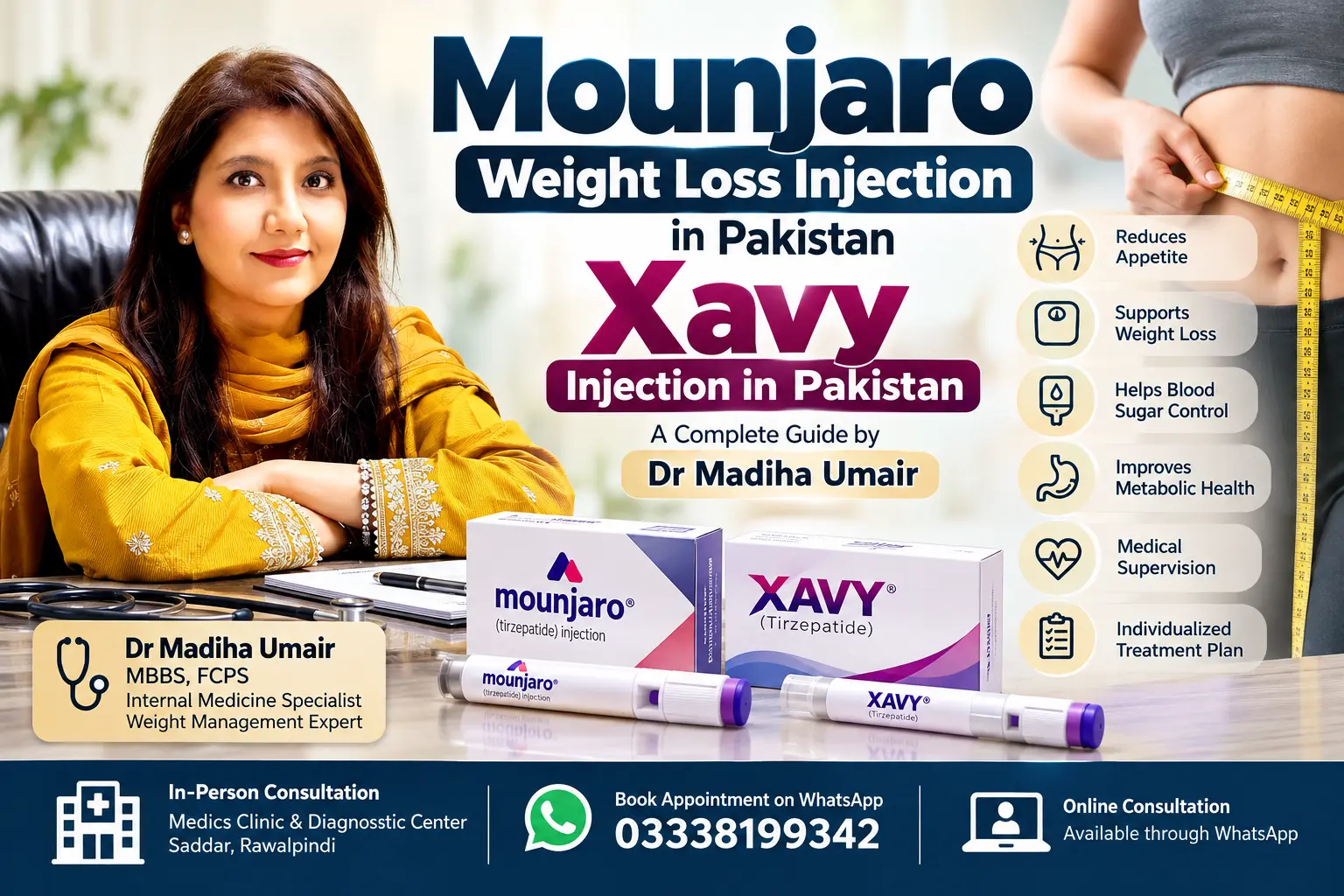 Mounjaro Weight Loss Injection in Pakistan